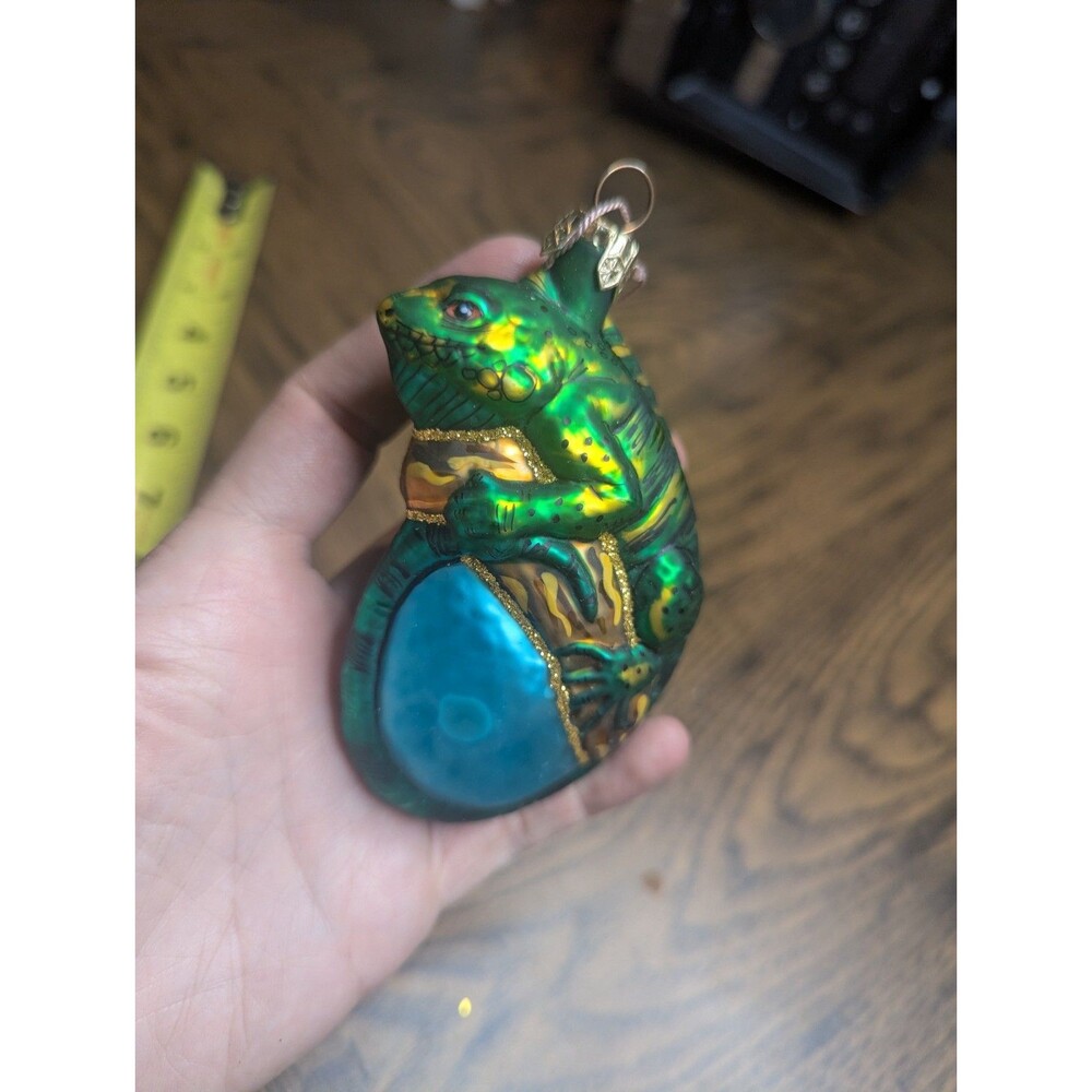 Christopher Radko Rare Christmas Mouth Blown Glass Ornament